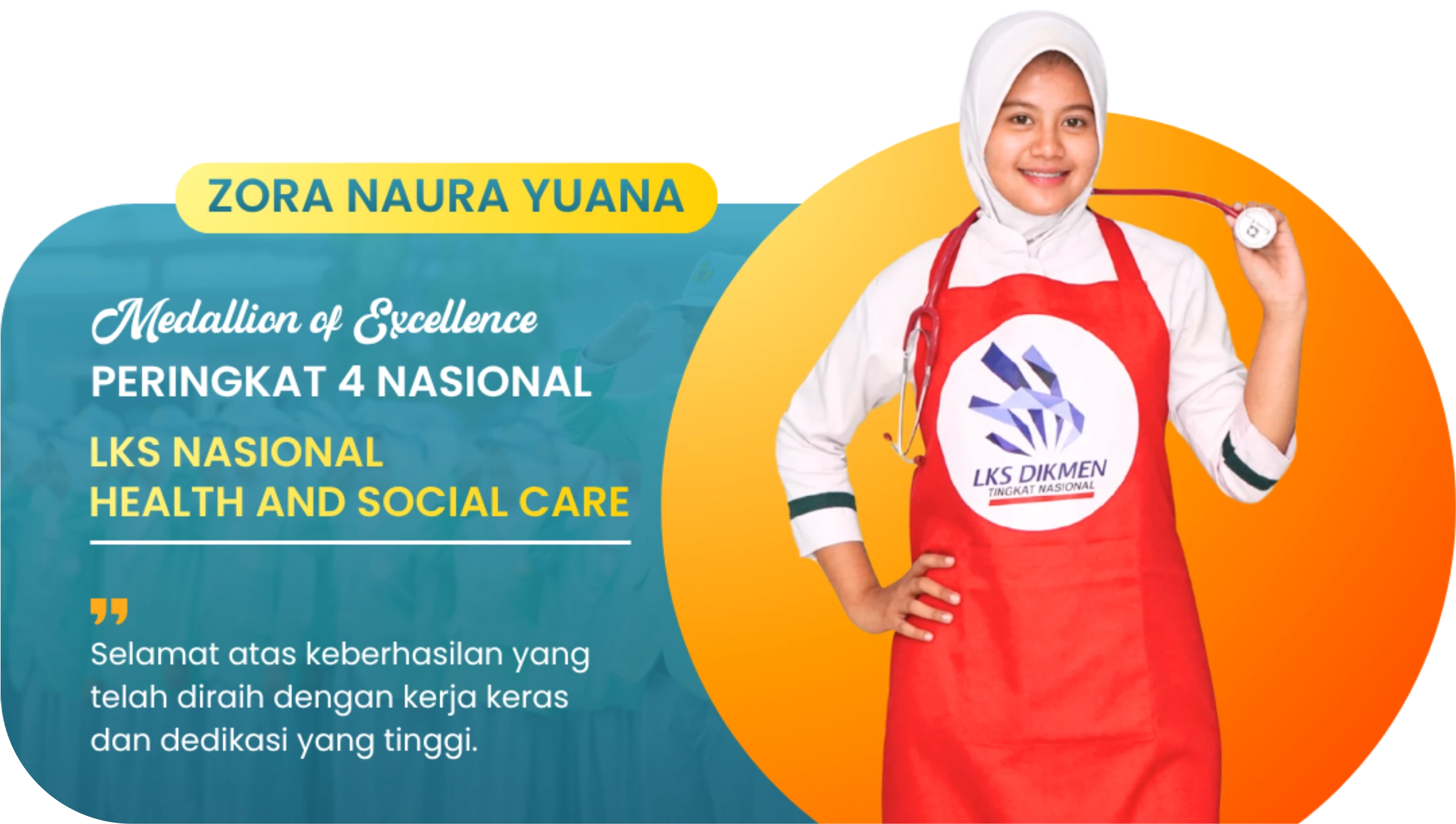 Zora Naura Yuana - Juara 4 LKS Nasional 2026 Zora Naura Yuana - Juara 4 LKS Nasional 2026